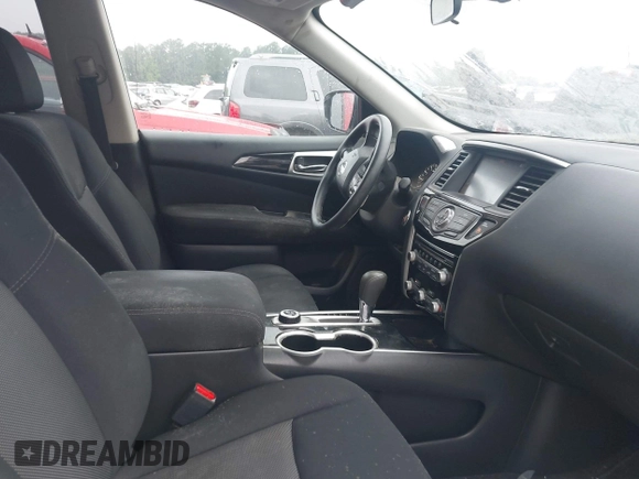 2017 Nissan Pathfinder SV with VIN 5N1DR2MM8HC643637, listed as a IAAI auction lot 42641998 with 137,826 mi miles and . Bid and sale history available at DreamBid. Image 5.