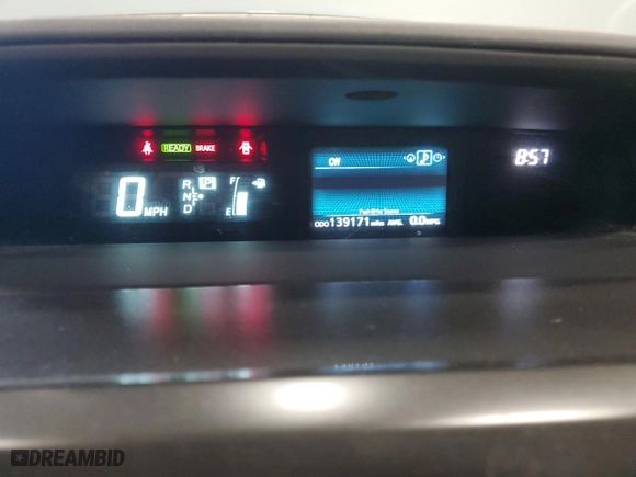 2017 Toyota Prius v Two with VIN JTDZN3EU0HJ060341, listed as a Copart auction lot 53292715 with 139,171 mi miles and Salvage Title. Bid and sale history available at carsss.com. Image 9.