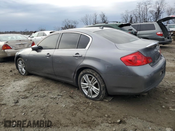 2015 Infiniti Q40 with VIN JN1CV6AR5FM524697, listed as a Copart auction lot 43938835 with 226,828 mi miles and Salvage Title. Bid and sale history available at carsss.com. Image 2.