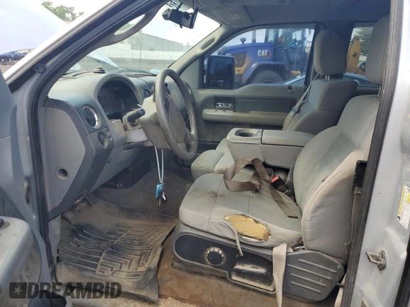 2008 Ford F-150 STX with VIN 1FTRX14W48FA52540, listed as a Copart auction lot 56795435 with 241,634 mi miles and Clean title. Bid and sale history available at DreamBid. Image 7.