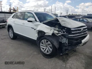 2021 Volkswagen Atlas SE with VIN 1V2WC2CA3MC201976, listed as a Copart auction lot 71682634 with 41,249 mi miles and Salvage title. Bid and sale history available at DreamBid. Image 4.