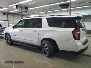 2022 Chevrolet Suburban RST with VIN 1GNSKEKD4NR341895, listed as a Copart auction lot 45866445 with 47,571 mi miles and Salvage title. Bid and sale history available at DreamBid. Image 2.