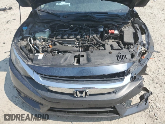 2017 Honda Civic Sedan EX-T with VIN 19XFC1F32HE026353, listed as a Copart auction lot 67350684 with 0 mi miles and Salvage Title. Bid and sale history available at carsss.com. Image 11.