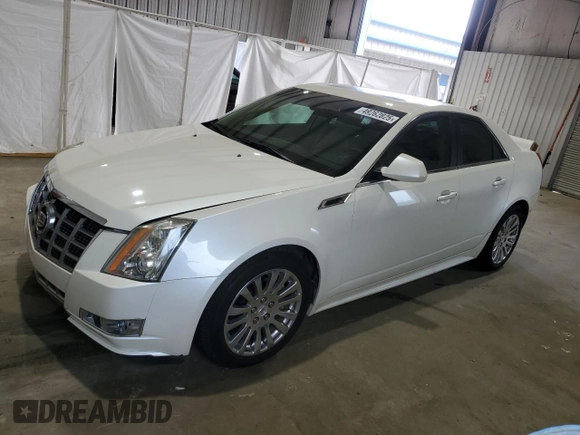 2013 Cadillac CTS Premium with VIN 1G6DP5E34D0111883, listed as a Copart auction lot 49262825 with 90,157 mi miles and Clean Title. Bid and sale history available at DreamBid. Image 1.