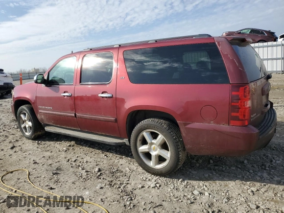 2008 Chevrolet Suburban LT w/2LT with VIN 3GNFK16308G110492, listed as a Copart auction lot 49443595 with 163,780 mi miles and Clean Title. Bid and sale history available at carsss.com. Image 2.