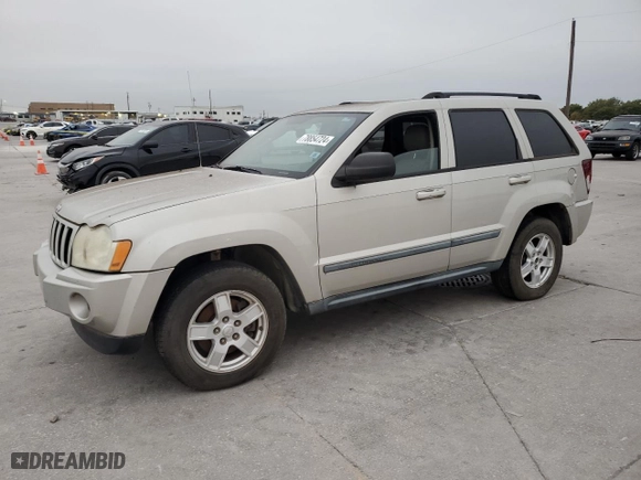 2007 Jeep Grand Cherokee Laredo with VIN 1J8GS48K17C516701, listed as a Copart auction lot 78854724 with 154,681 mi miles and Clean Title. Bid and sale history available at carsss.com. Image 1.