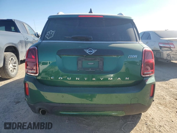 2022 MINI Countryman Cooper with VIN WMZ23BR04N3N62018, listed as a Copart auction lot 84242144 with 52,476 mi miles and Salvage Title. Bid and sale history available at carsss.com. Image 6.