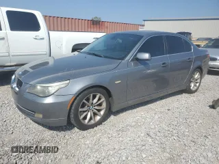 2009 BMW 5 Series 550i with VIN WBANW53529CT55463, listed as a Copart auction lot 75246254 with 197,845 mi miles and Clean Title. Bid and sale history available at carsss.com. Image 1.