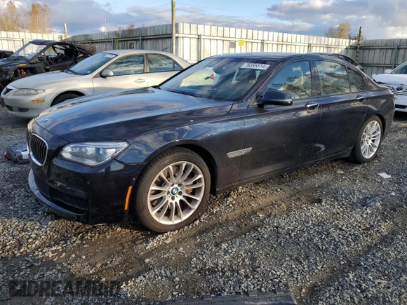 2014 BMW 7 Series 750i xDrive with VIN WBAYB6C5XED225112, listed as a Copart auction lot 76395514 with 115,874 mi miles and Clean Title. Bid and sale history available at carsss.com. Image 1.