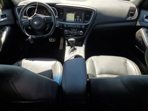 2015 Kia Optima SX Turbo with VIN 5XXGR4A67FG504129, listed as a Copart auction lot 60459525 with 62,091 mi miles and Salvage title. Bid and sale history available at DreamBid. Image 8.