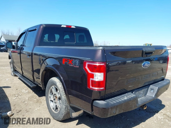 2019 Ford F-150 XL with VIN 1FTFW1E45KFD12387, listed as a IAAI auction lot 41942427 with 77,901 mi miles. Bid and sale history available at carsss.com. Image 3.