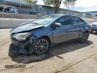 2016 Toyota Corolla L with VIN 2T1BURHEXGC596073, listed as a Copart auction lot 58331005 with 117,021 mi miles and Salvage title. Bid and sale history available at DreamBid. Image 1.