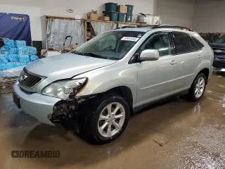 2009 Lexus RX 350 with VIN 2T2HK31U89C110907, listed as a Copart auction lot 50955995 with 195,294 mi miles and Salvage Title. Bid and sale history available at DreamBid. Image 1.
