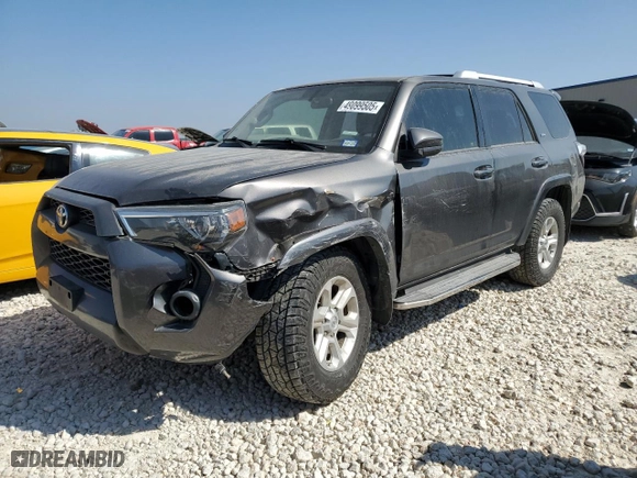 2014 Toyota 4Runner SR5 with VIN JTEZU5JR8E5077663, listed as a Copart auction lot 49099505 with 199,275 mi miles and Salvage Title. Bid and sale history available at carsss.com. Image 1.