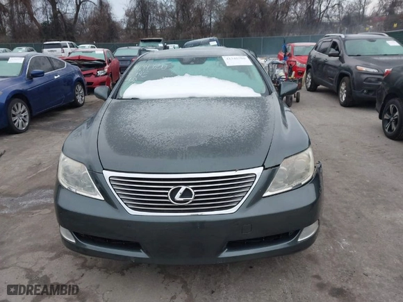 2009 Lexus LS 460 with VIN JTHCL46F895002634, listed as a IAAI auction lot 41345700 with NaN miles. Bid and sale history available at carsss.com. Image 11.