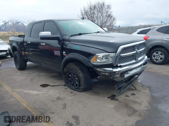 2015 Ram 2500 Laramie with VIN 3C6UR5NL2FG614941, listed as a IAAI auction lot 41785882 with 155,061 mi miles and . Bid and sale history available at DreamBid. Image 1.