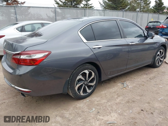 2016 Honda Accord Sedan EX with VIN 1HGCR2F71GA030357, listed as a IAAI auction lot 40885148 with 75,666 mi miles. Bid and sale history available at carsss.com. Image 4.