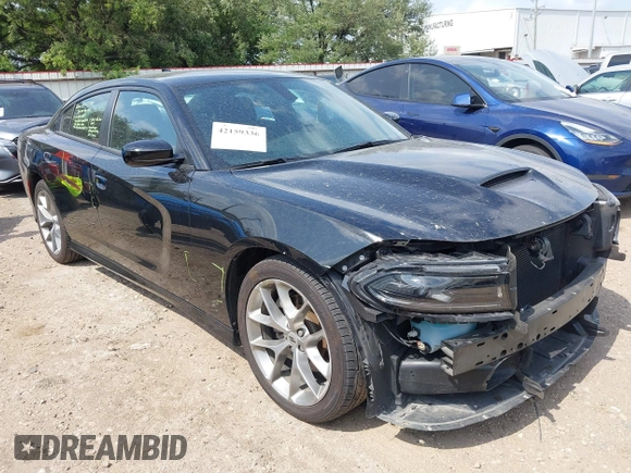 2023 Dodge Charger GT with VIN 2C3CDXHG1PH529771, listed as a IAAI auction lot 42159336 with 55,162 mi miles and . Bid and sale history available at DreamBid. Image 1.