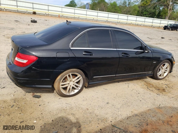 2012 Mercedes-Benz C-Class C 250 Sport with VIN WDDGF4HB0CR213126, listed as a Copart auction lot 53844075 with 109,584 mi miles and Clean Title. Bid and sale history available at carsss.com. Image 3.