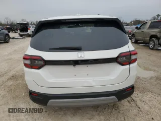 2025 Honda Pilot EX-L with VIN 5FNYG2H44SB003828, listed as a Copart auction lot 45298805 with 5,577 mi miles and Salvage Title. Bid and sale history available at carsss.com. Image 6.