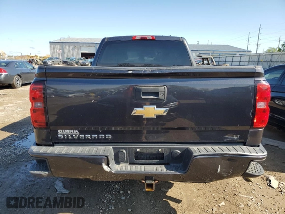 2016 Chevrolet Silverado 1500 LT with VIN 1GCVKREC5GZ326809, listed as a Copart auction lot 56172525 with 156,510 mi miles and Clean Title. Bid and sale history available at DreamBid. Image 6.
