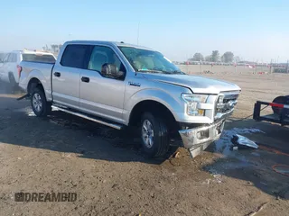 2017 Ford F-150 XL with VIN 1FTEW1C82HFB34884, listed as a IAAI auction lot 40994081 with 74,695 mi miles. Bid and sale history available at carsss.com. Image 1.