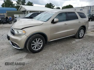 2014 Dodge Durango SXT with VIN 1C4RDHAG6EC412645, listed as a Copart auction lot 60698375 with 164,236 mi miles and Salvage title. Bid and sale history available at DreamBid. Image 1.