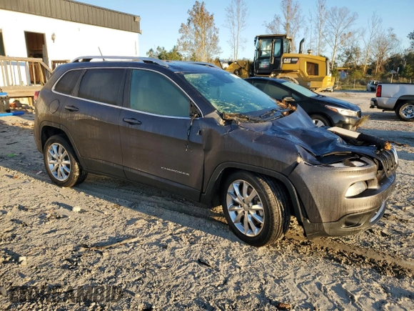 2014 Jeep Cherokee Limited with VIN 1C4PJLDS4EW298873, listed as a Copart auction lot 76971764 with 34,575 mi miles and Salvage Title. Bid and sale history available at carsss.com. Image 4.
