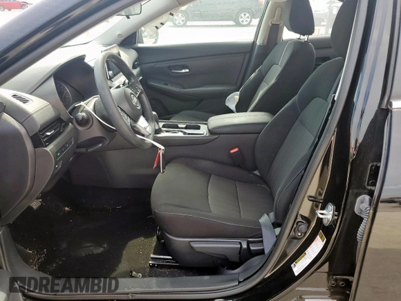 2024 Nissan Sentra SV with VIN 3N1AB8CV1RY278383, listed as a Copart auction lot 58337135 with 9,698 mi miles and Salvage title. Bid and sale history available at DreamBid. Image 7.