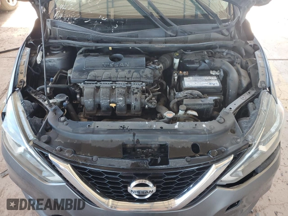 2017 Nissan Sentra S with VIN 3N1AB7AP6HY392599, listed as a Copart auction lot 49641425 with 126,127 mi miles and Salvage Title. Bid and sale history available at DreamBid. Image 12.