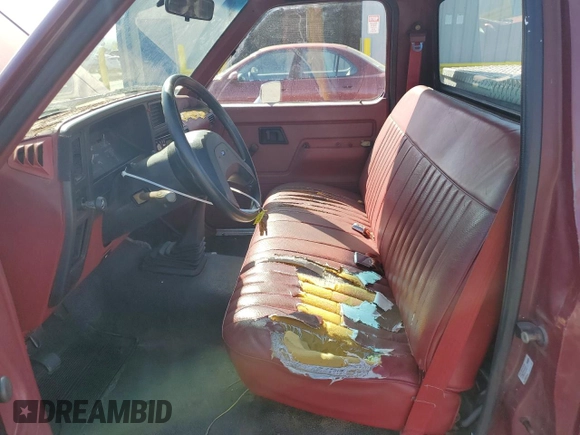 1989 Ford Ranger XLT with VIN 1FTCR10A1KUB65410, listed as a Copart auction lot 55177485 with 43,393 mi miles and Clean Title. Bid and sale history available at carsss.com. Image 7.