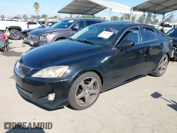 2007 Lexus IS 250 with VIN JTHBK262672056822, listed as a IAAI auction lot 42014362 with 125,375 mi miles and . Bid and sale history available at DreamBid. Image 2.