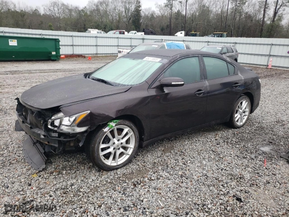 2011 Nissan Maxima 3.5 SV with VIN 1N4AA5AP8BC855952, listed as a Copart auction lot 45273805 with 157,073 mi miles and Salvage Title. Bid and sale history available at carsss.com. Image 1.