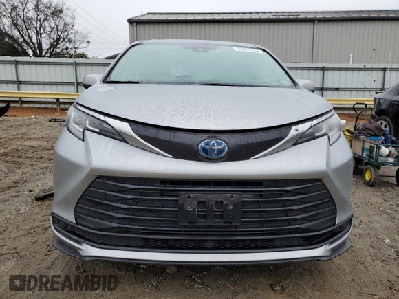 2023 Toyota Sienna LE with VIN 5TDKRKEC5PS172884, listed as a Copart auction lot 85012314 with 93,459 mi miles and Salvage Title. Bid and sale history available at carsss.com. Image 5.