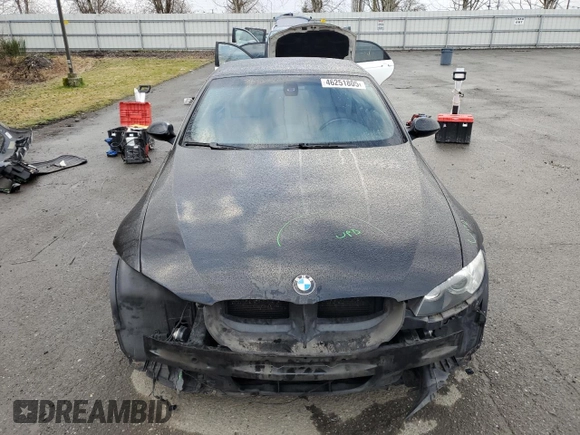 2007 BMW 3 Series 328i with VIN WBAWR33507PX79021, listed as a Copart auction lot 46251805 with 153,004 mi miles and Salvage title. Bid and sale history available at DreamBid. Image 5.