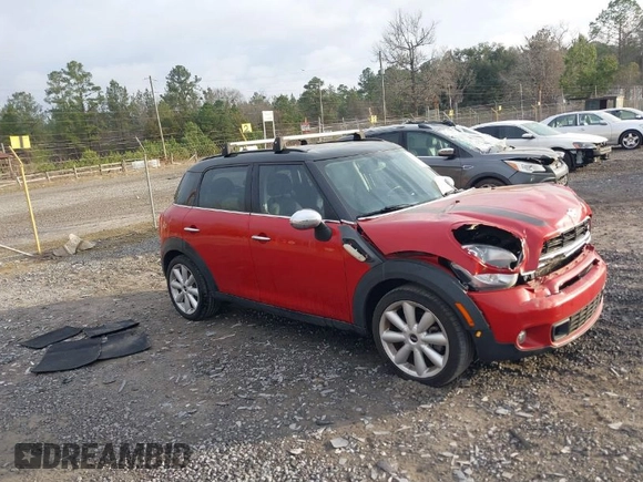 2015 MINI Countryman S with VIN WMWZC3C50FWT05122, listed as a IAAI auction lot 41572503 with 120,885 mi miles and . Bid and sale history available at DreamBid. Image 1.