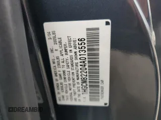 2004 Honda Accord LX with VIN 1HGCM82204A013556, listed as a Copart auction lot 53004055 with 98,426 mi miles and Salvage title. Bid and sale history available at DreamBid. Image 12.