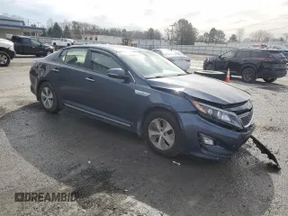2015 Kia Optima Hybrid with VIN KNAGM4AD2F5077523, listed as a Copart auction lot 52994625 with 87,729 mi miles and Salvage Title. Bid and sale history available at carsss.com. Image 4.