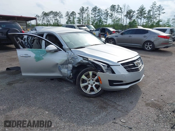 2016 Cadillac ATS Sedan Luxury Collection RWD with VIN 1G6AB5RX6G0134374, listed as a IAAI auction lot 41909925 with 1 mi miles. Bid and sale history available at carsss.com. Image 1.