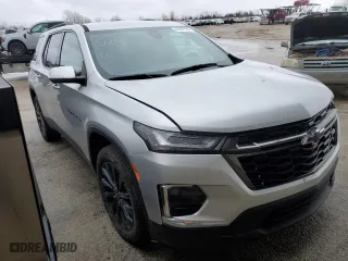 2022 Chevrolet Traverse RS with VIN 1GNERJKW0NJ101955, listed as a Copart auction lot 47887135 with 18,522 mi miles and Clean Title. Bid and sale history available at carsss.com. Image 4.