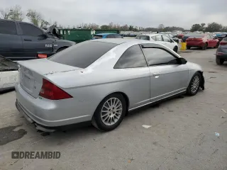 2003 Honda Civic LX with VIN 1HGEM21523L010596, listed as a Copart auction lot 43556365 with 171,154 mi miles and Salvage Title. Bid and sale history available at DreamBid. Image 3.