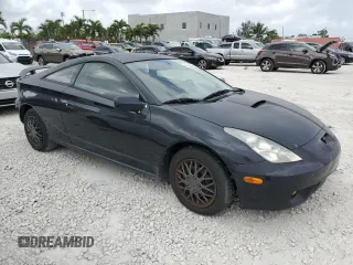 2001 Toyota Celica GT with VIN JTDDR32T010111004, listed as a Copart auction lot 47606075 with 169,968 mi miles and Clean Title. Bid and sale history available at carsss.com. Image 4.