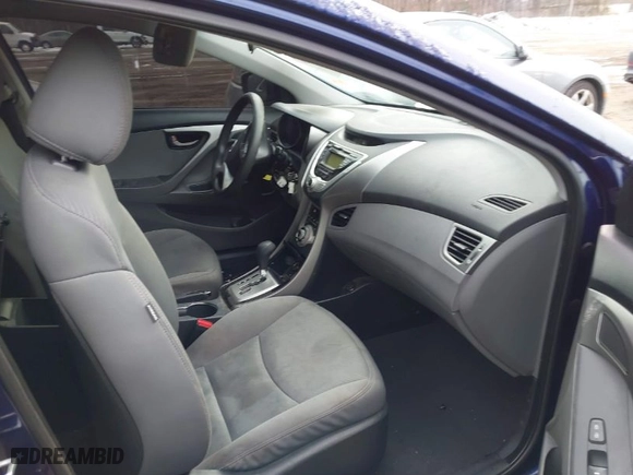 2011 Hyundai Elantra GLS PZEV with VIN 5NPDH4AE3BH038615, listed as a IAAI auction lot 41272963 with 107,396 mi miles. Bid and sale history available at carsss.com. Image 5.
