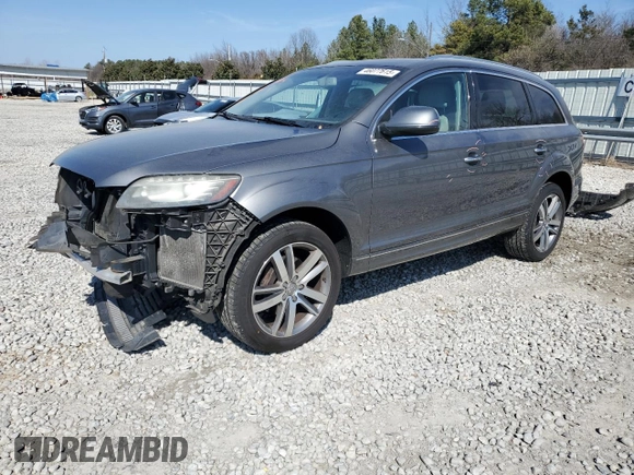 2013 Audi Q7 3.0T Premium Plus with VIN WA1LGAFE2DD009213, listed as a Copart auction lot 46077615 with 116,558 mi miles and Salvage Title. Bid and sale history available at carsss.com. Image 1.