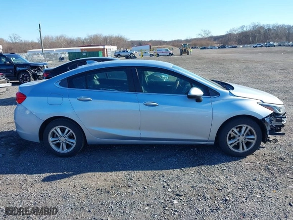 2017 Chevrolet Cruze LT with VIN 1G1BE5SM9H7126005, listed as a IAAI auction lot 41006957 with NaN miles. Bid and sale history available at carsss.com. Image 13.