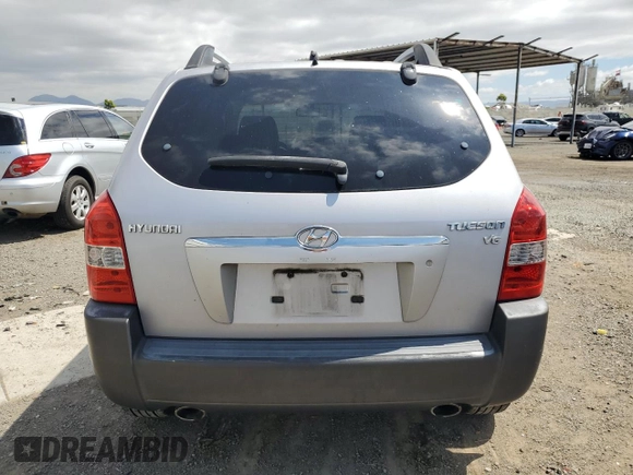 2005 Hyundai Tucson GLS with VIN KM8JN12DX5U079717, listed as a Copart auction lot 49110634 with 178,731 mi miles and Salvage Title. Bid and sale history available at carsss.com. Image 6.