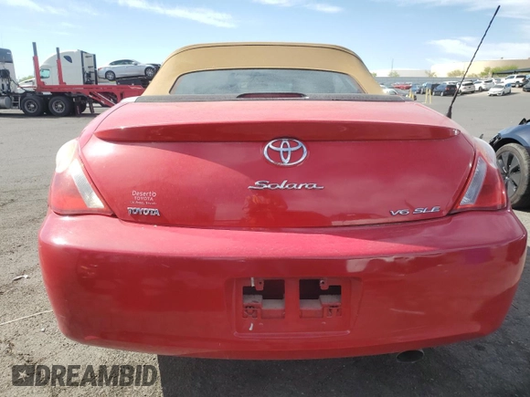 2005 Toyota Solara SE with VIN 4T1FA38P15U049763, listed as a Copart auction lot 53687925 with Not Provided miles and Clean Title. Bid and sale history available at carsss.com. Image 6.