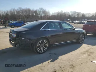 2019 Lincoln Continental Select with VIN 1LN6L9TK0K5601896, listed as a Copart auction lot 50709405 with 48,302 mi miles and Salvage Title. Bid and sale history available at carsss.com. Image 3.