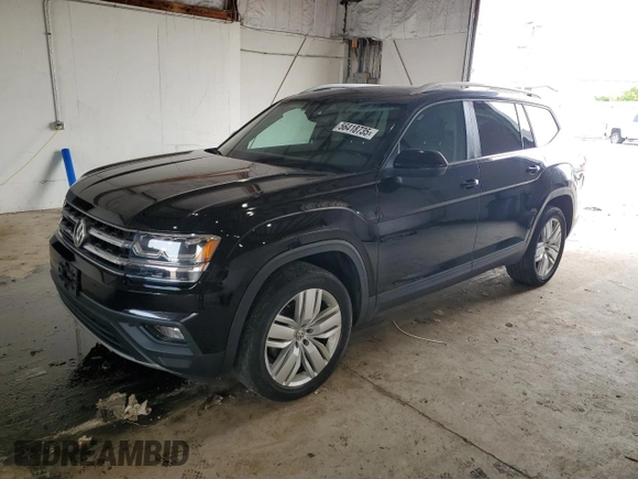 2019 Volkswagen Atlas SE with VIN 1V2WR2CA7KC607593, listed as a Copart auction lot 56418735 with Not provided miles and Non repairable. Bid and sale history available at DreamBid. Image 1.