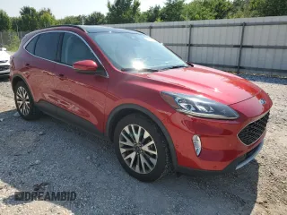 2020 Ford Escape Titanium with VIN 1FMCU9J95LUB28584, listed as a Copart auction lot 59967785 with 94,392 mi miles and Salvage title. Bid and sale history available at DreamBid. Image 4.